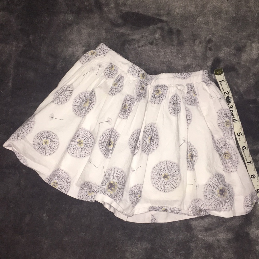 Jacadi Paris Girls Dandelion Skirt 100% Cotton sz 4 Yrs
